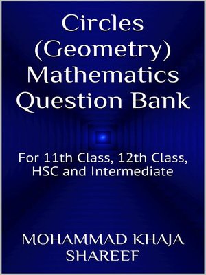 cover image of Circles (Geometry) Mathematics Question Bank